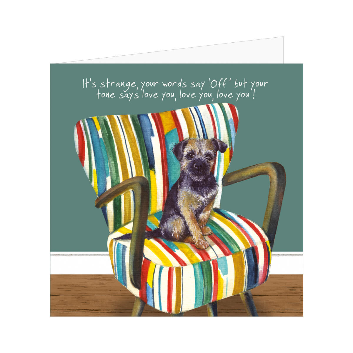 Border Terrier Greeting Card