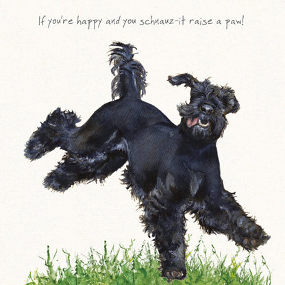 Giant Schnauzer Greeting Card