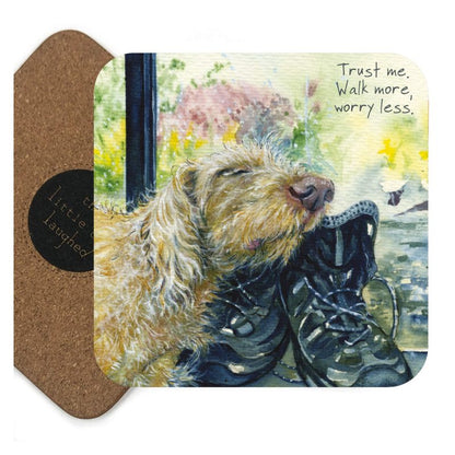 Little Dog Laughed - Hungarian Wirehaired Vizsla Coaster