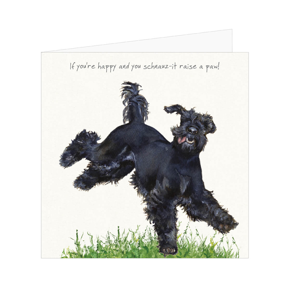 Giant Schnauzer Greeting Card