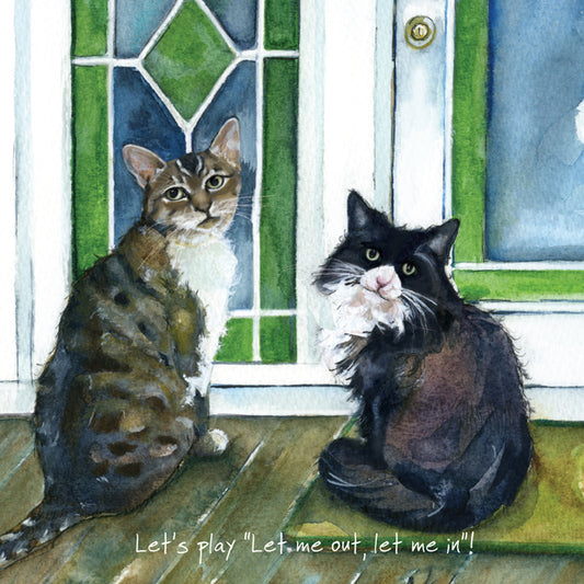 Cat Greeting Card