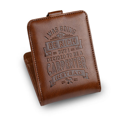 History & Heraldry Personalised RFID Wallet - Carpenter