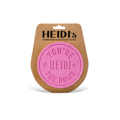 H&H Personalised Scented Bath Bombs - Heidi