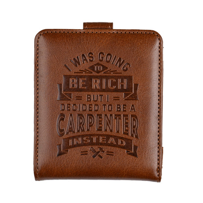 History & Heraldry Personalised RFID Wallet - Carpenter