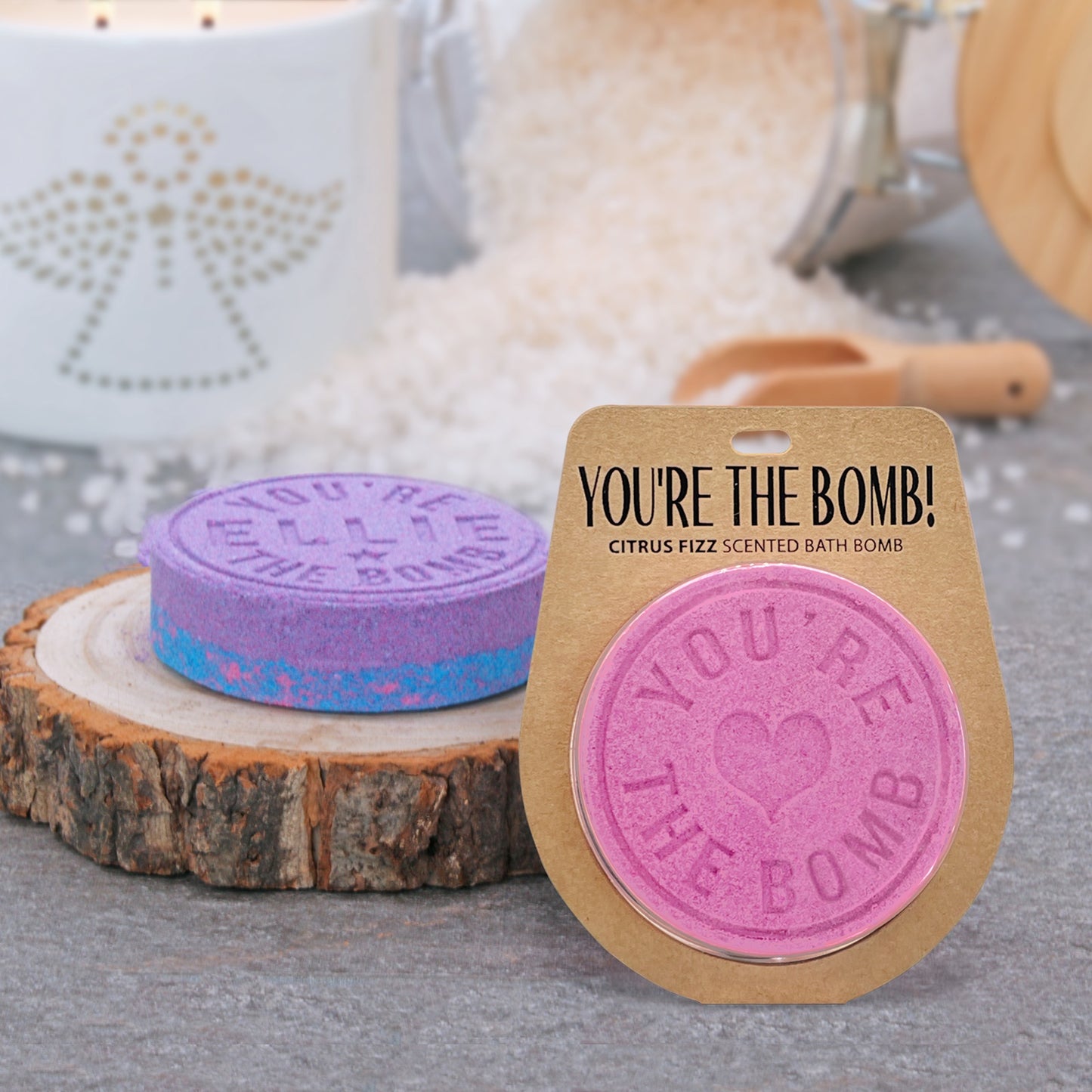 H&H Personalised Scented Bath Bombs - Daisy