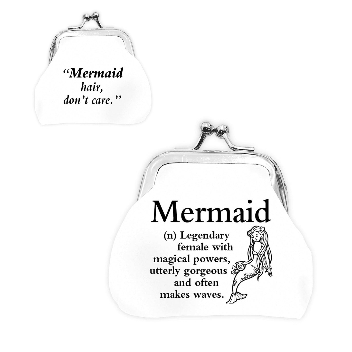 Urban Words Mini Clip Purse "Mermaid" with urban Meaning