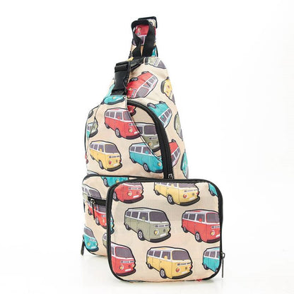 Lightweight Foldable Cross-Body Bag Camper Van  by Eco Chic