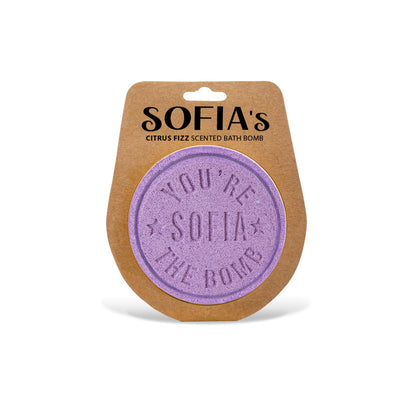 H&H Personalised Scented Bath Bombs - Sofia