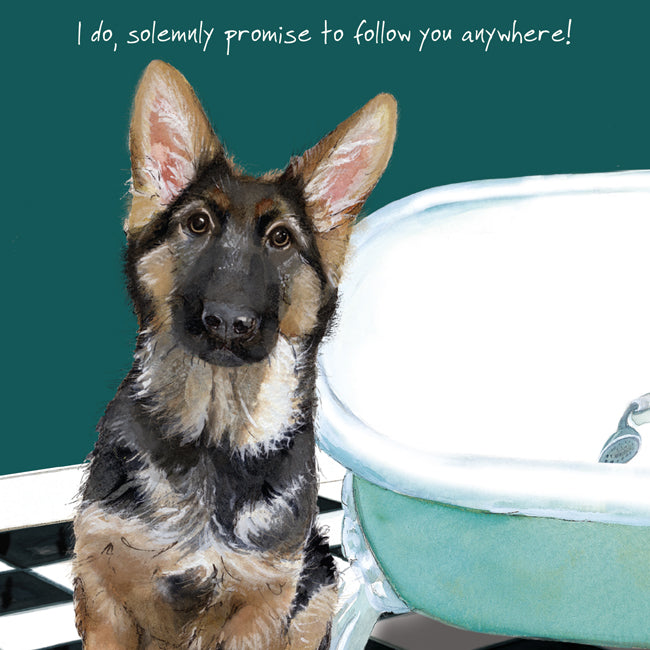 German Shepherd Greeting Card