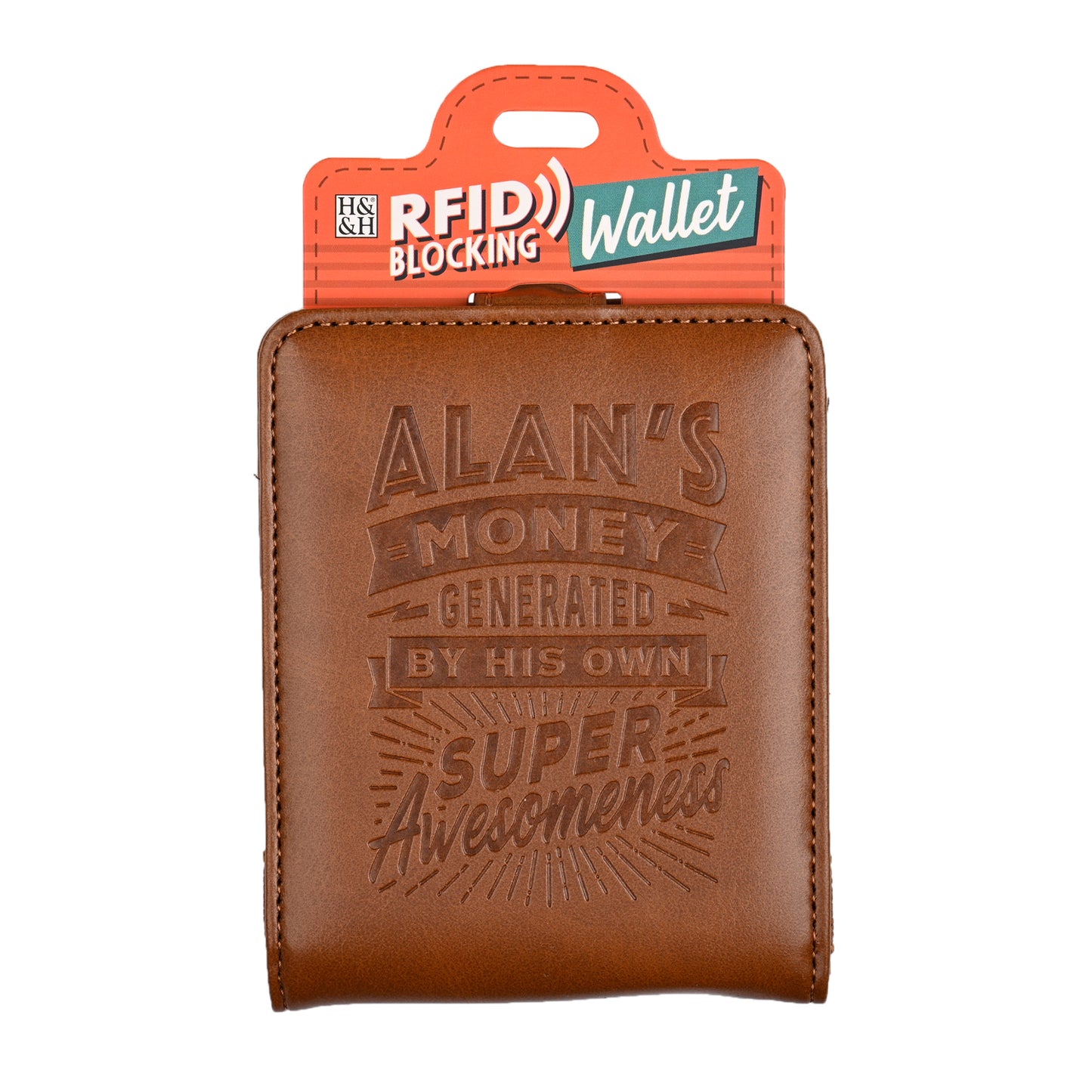 History & Heraldry Personalised RFID Wallet - Alan