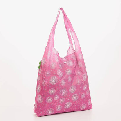 New Eco Chic 100% Recycled Foldable Dandelion Print Reusable Shopper Bag [EC-A36DP]