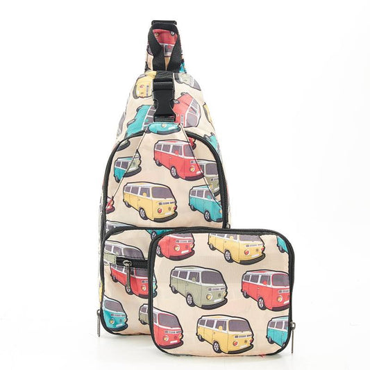 Lightweight Foldable Cross-Body Bag Camper Van  by Eco Chic