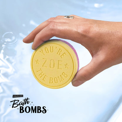 H&H Personalised Scented Bath Bombs - Zoe