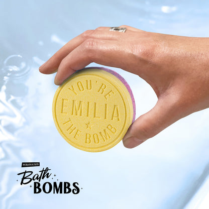 H&H Personalised Scented Bath Bombs - Emilia