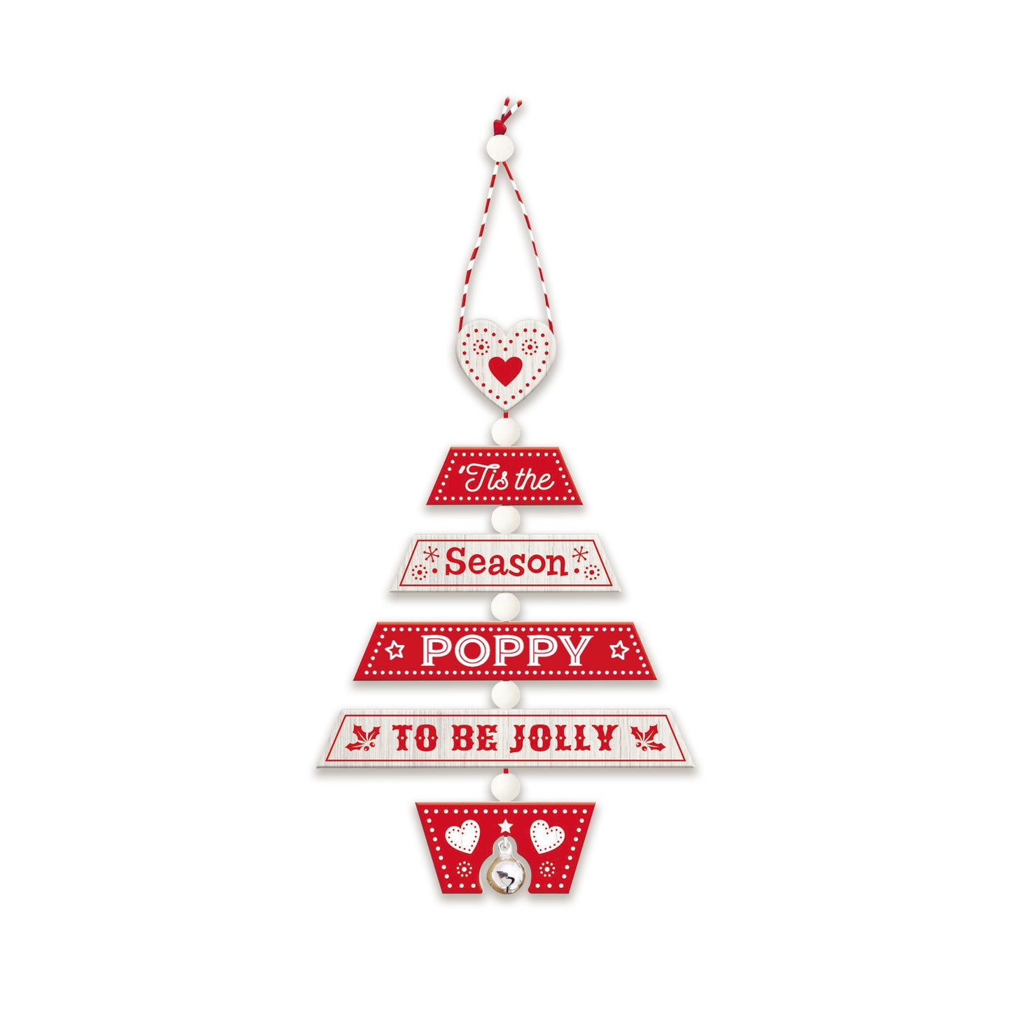 HH- Xmas Tree Decoration - Poppy