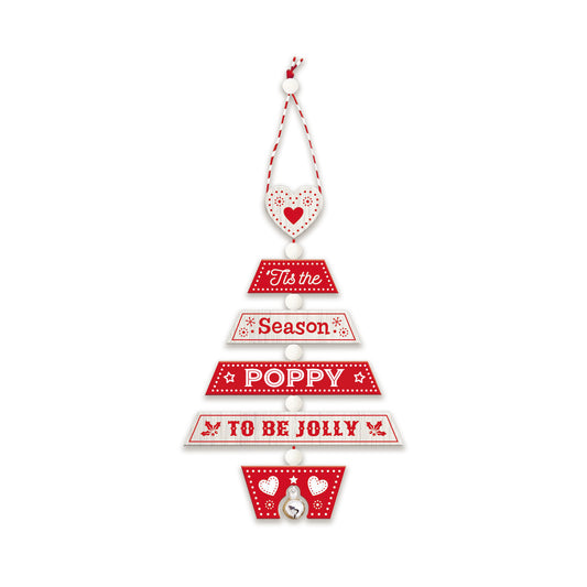 HH- Xmas Tree Decoration - Poppy