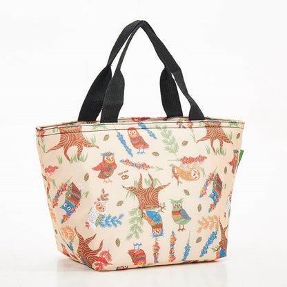 Expandable Cool Bag/Lunch Bag/Insulated Bag - New Owls by Eco Chic