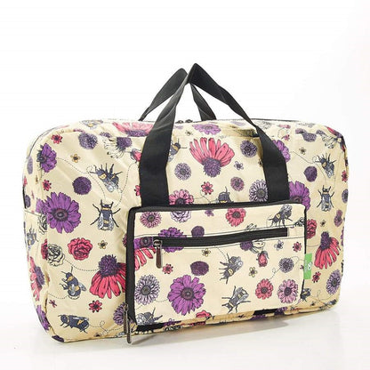 Eco Chic Recycled Cabin Approved 30 Litre Foldable Holdall (Bee 2 - Beige)