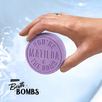 H&H Personalised Scented Bath Bombs - Matilda