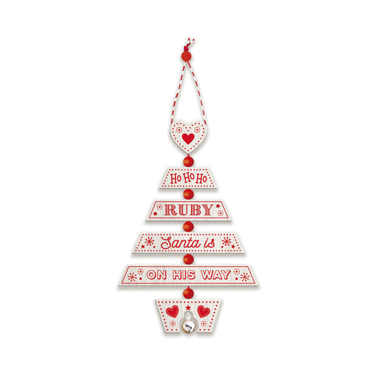 HH- Xmas Tree Decoration - Ruby