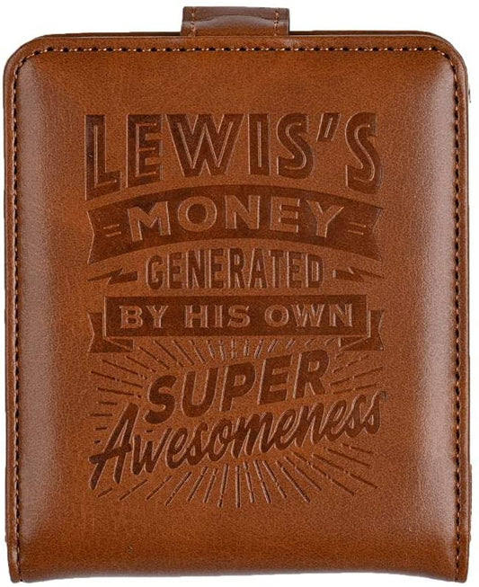 History & Heraldry Personalised RFID Wallet - Lewis