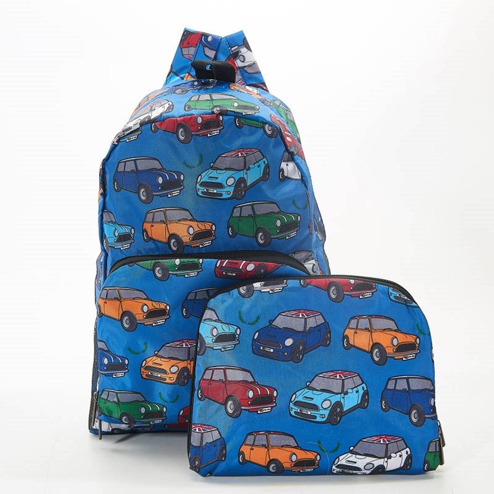 School bags made shop from recycled materials