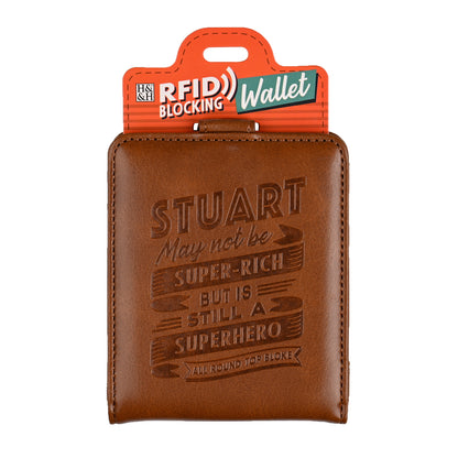 History & Heraldry Personalised RFID Wallet - Stuart