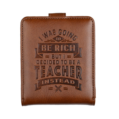 History & Heraldry Personalised RFID Wallet - Teacher