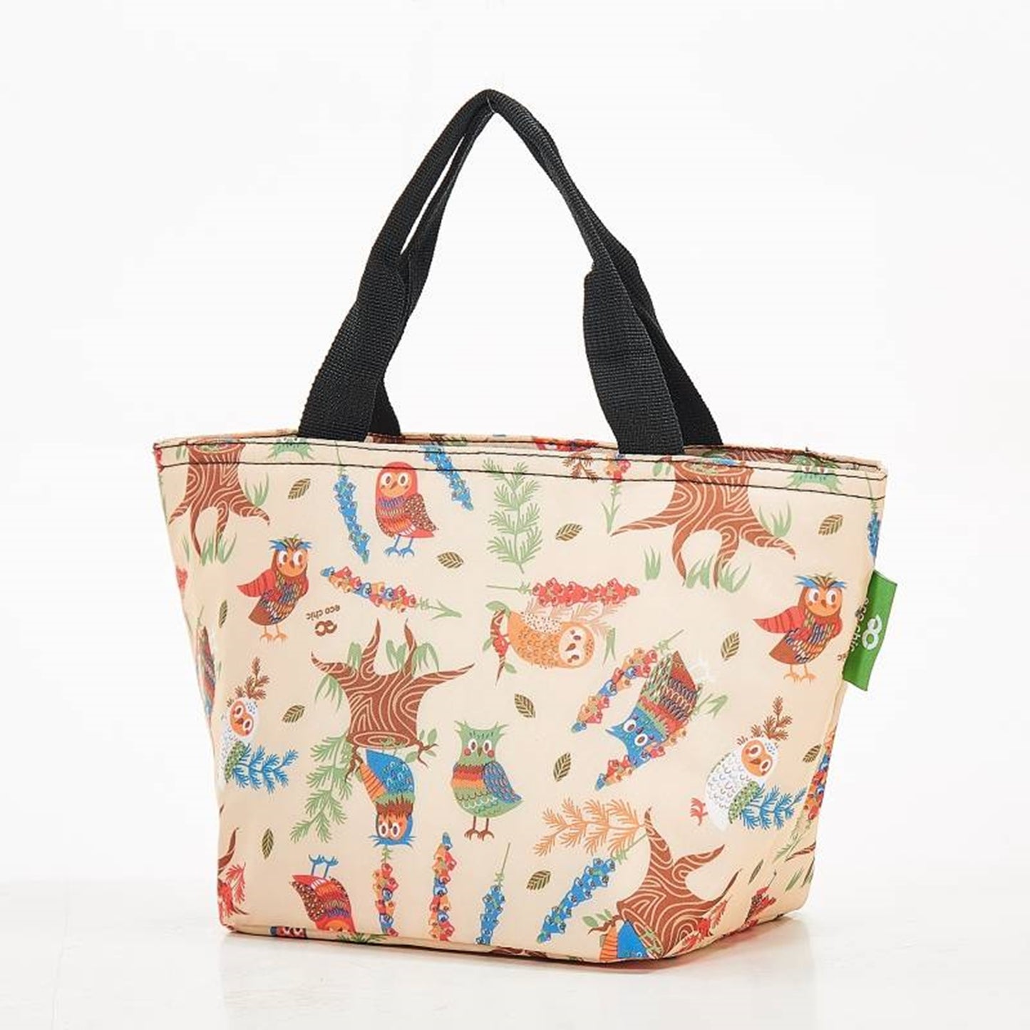 Expandable Cool Bag/Lunch Bag/Insulated Bag - New Owls by Eco Chic